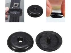 5 clips de plástico negro para sujetar el cinturón de seguridad del coche GOKOCO