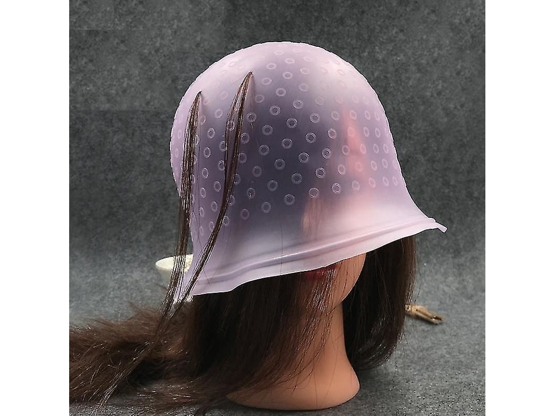 Gorro Reutilizable Para Teñir El Cabello Con Gancho Para Mechas Profesionales En Casa.