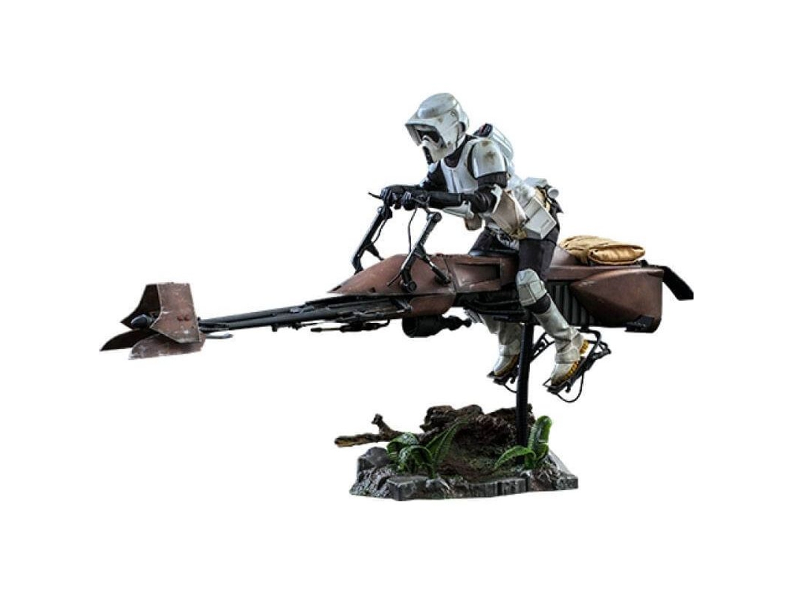 Figura Hot Toys Mms612 - Star Wars Return Of The Jedi - Scout Trooper Speeder Biker