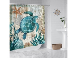 Cortina de ducha impermeable y resistente al moho para baño Ic Jortmrd