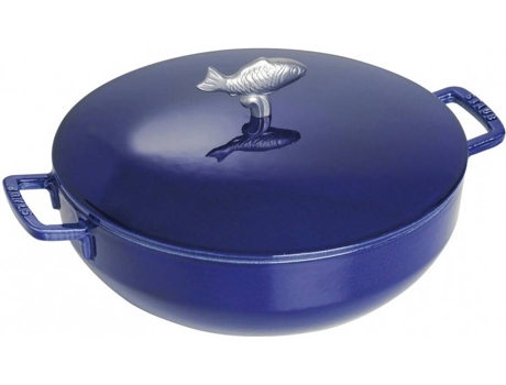 Cacerola STAUB (Azul - Hierro Fundido - 28 cm)