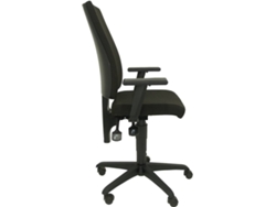 Silla de Escritorio Operativa PYC Lezuza Negro (Brazos Ajustables - Tejido)