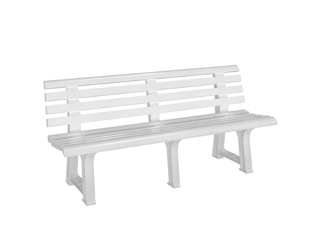 Banco de Jardín Orchidea Blanco 4ft