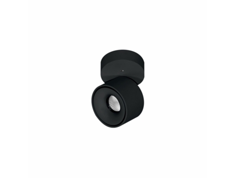 Aplique LED redondo Mini Concord Tricolore orientable 7W negro BENEITO FAURE