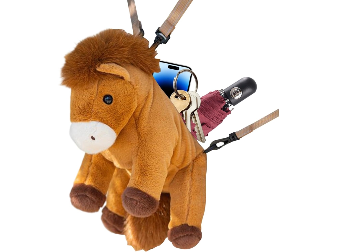 Adorable Mochila De Peluche Con Forma Caballo Juguete Ideal Para Viajes Picnics Fines Semana Guarder A Preescolar