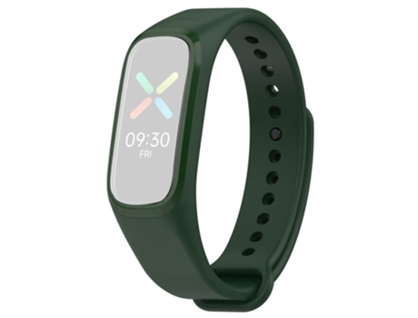 Correa TPU + PU edición vitalidad ajustable para Oppo Band - verde oscuro
