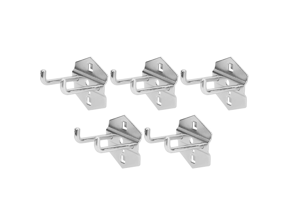 5 Ganchos De Acero Galvanizado Para Almacenaje De Llaves De Tuerca En Taller, Capacidad 3~5kg, 50*6mm