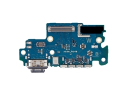 Conector de carga USB-C original de Samsung para Galaxy A53 5G con lector de SIM, paquete de servicio, azul