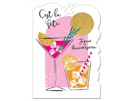 Tarjeta doble RACHEL ELLEN DESIGNS Les Delices