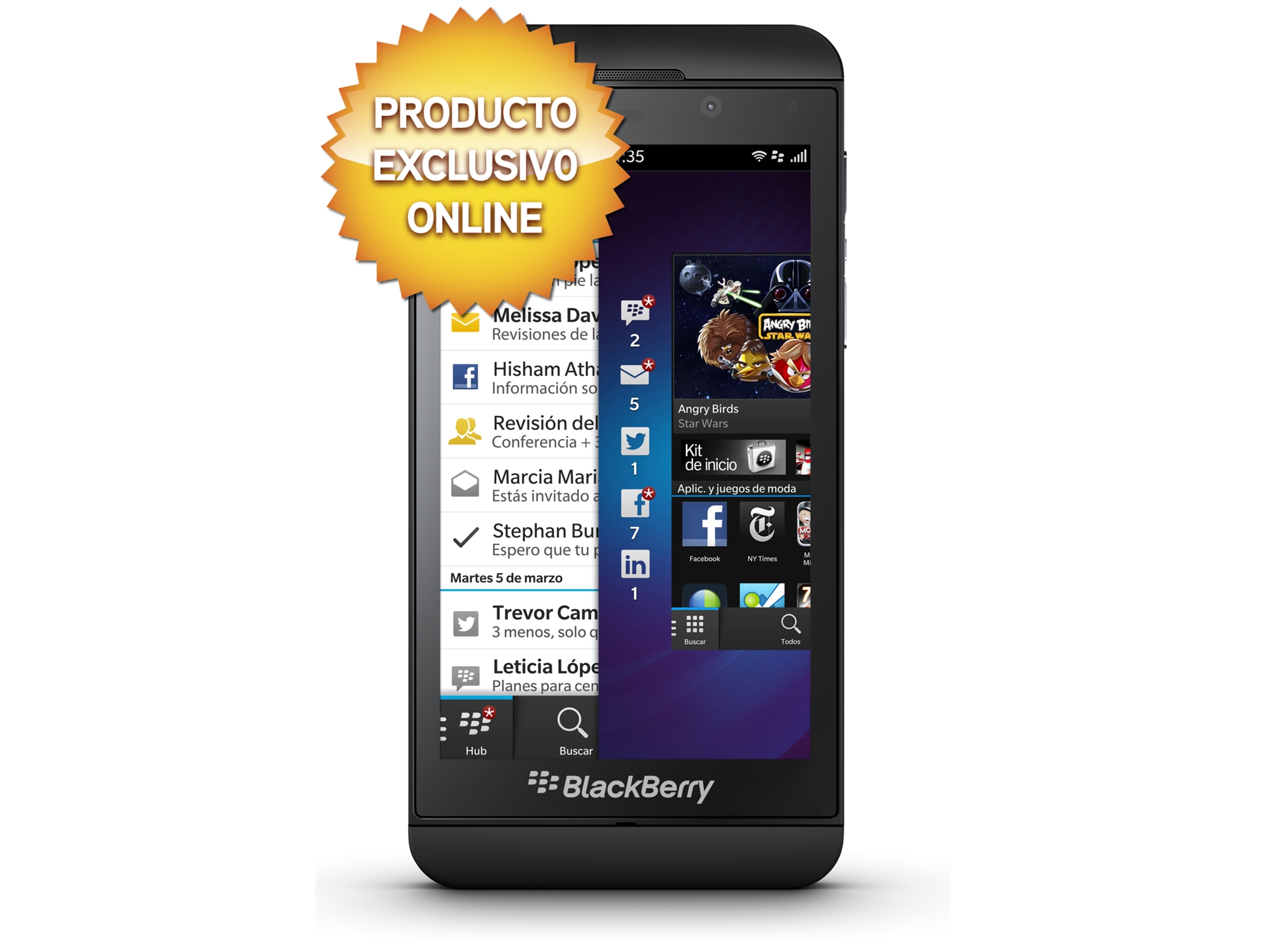 Smartphone BLACKBERRY Z10 Negro