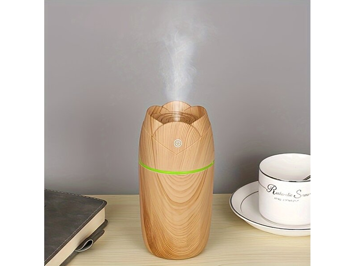 Difusor de aromaterapia USB Yaiawisu, humidificador y purificador de aire fresco con atmósfera relajante.