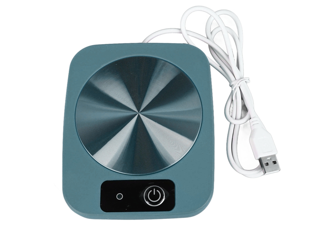 Calentador De Café Portátil Usb Inteligente De Temperatura Constante Para Oficina, Viajes Y Hogar - Verde