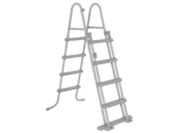 Escalera De Piscina BESTWAY Gris Metal