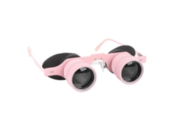 Gafas Binoculares 10x Manos Libres Óptica Portátil Y Compacta Para Pesca Y Deporte (rosa)