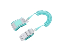 Pulsera Infantil Antipérdida Con Cierre De Llave, 2m, Segura Para Niños, Verde
