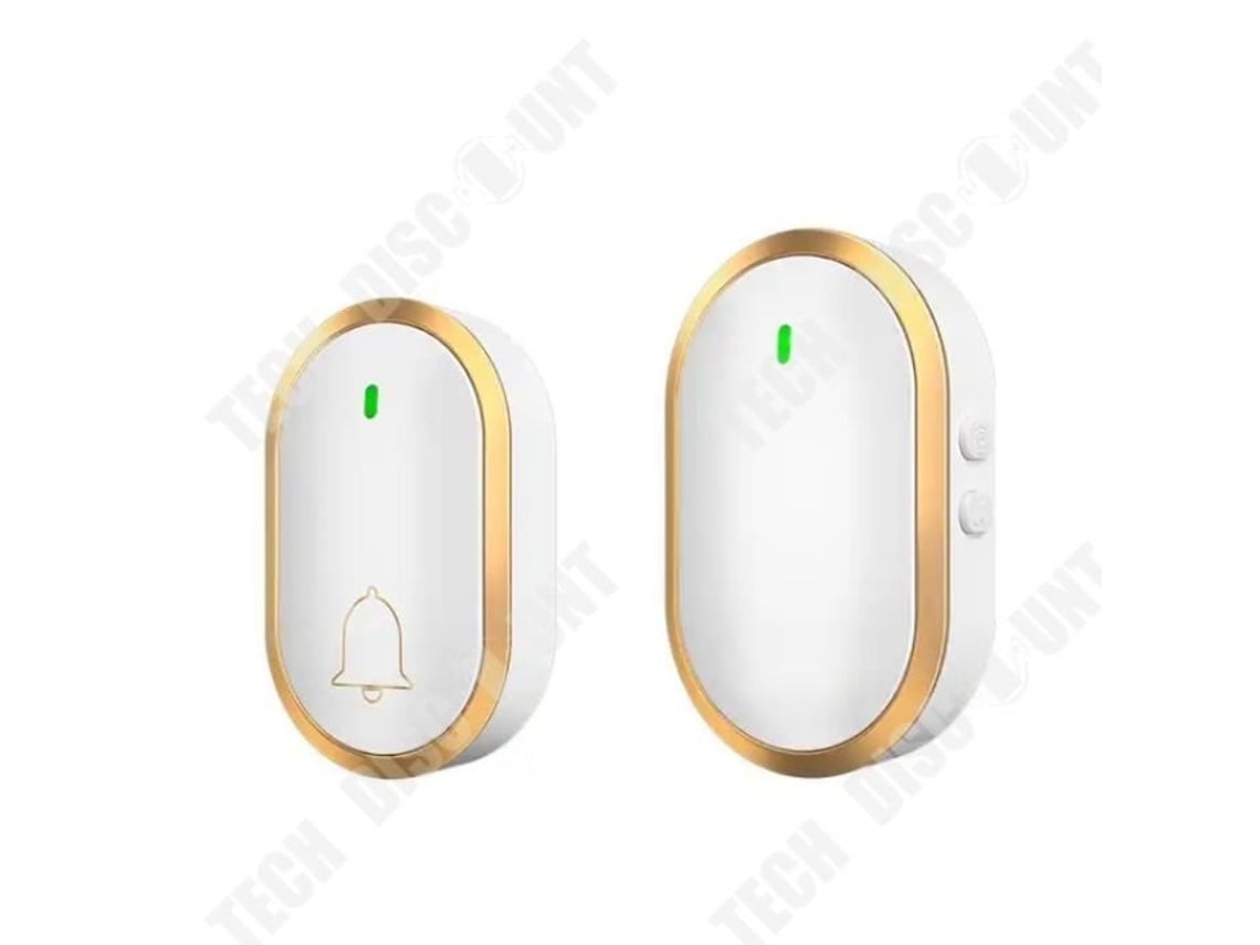 Timbre Inalámbrico Inteligente Td Gold Resistente Al Agua, Alcance De 300 M, Ip47 Brilvibera_gsg