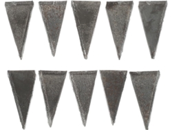 20 Cuñas De Fijación De Herramientas Triangulares De Acero Piezas De Carbono Cuña Compacta Para