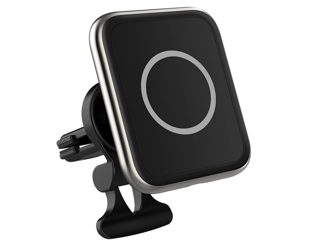 Soporte Magnético Inalámbrico Para Teléfono De 15 W, Carga Rápida, Para Coche, Con Ventilación Para Iphone 13, 12 Pro Max, Mini Cargador Mag