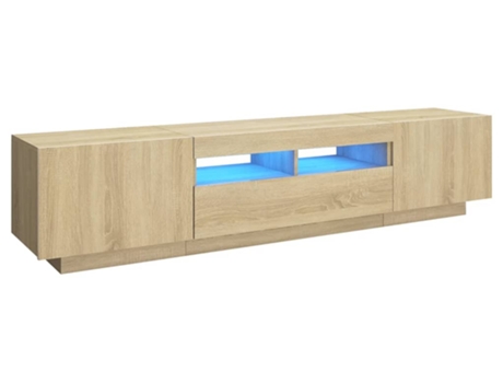Mueble para la televisión VIDAXL Marrón Madera contrachapada (180x35x40 cm)