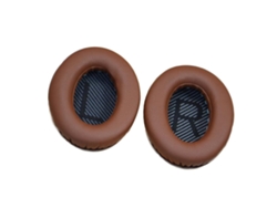 Almohadillas para auriculares Bose QC-15, almohadillas de esponja suave, marrón/negro.