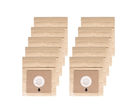 10 unidades para sacos de papel para aspirador de pó electrolux 110 mm x 100 mm