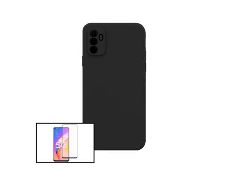 Protector de Pantalla Gorilasglass Proteção Traseira para Oppo Oppo F19 Pro 5G GIFT4ME Negro