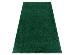Alfombra Soffi Shaggy 5cm Botella Verde