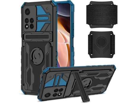 Funda Apple iPhone 11 Pro HFS-HOUSE con Correa Ajustable (Azul)