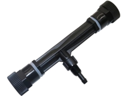 Adaptador de conector Venturi con rosca interna de 1,9 cm, sin marca.