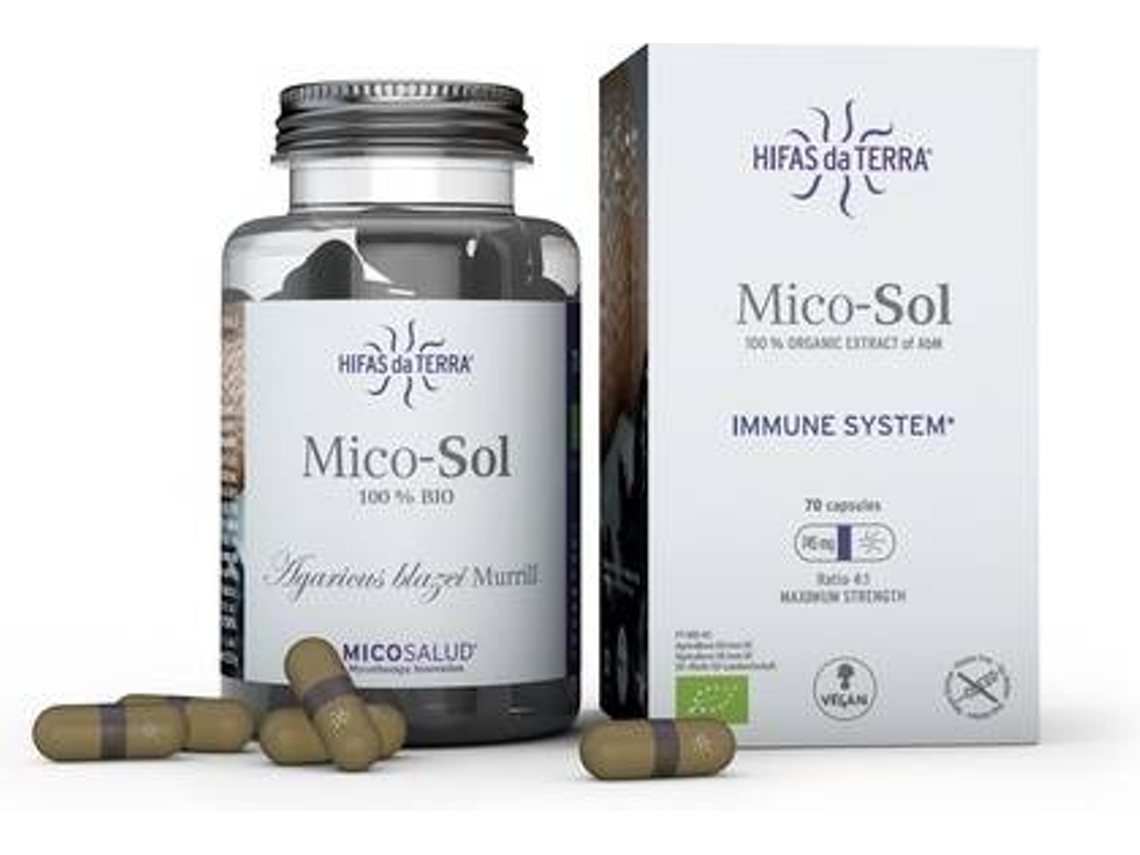 Complemento Alimentar HIFAS DA TERRA Mico Sol (70 cápsulas)