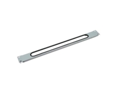 Placa Pasacabo 1 U, Negra Triton (ral 9005)