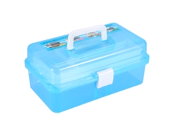 Rebe-caja De Armazenamento Multifuncional Para Ferramentas De Manicure E Maquiagem De Unhas Azul L