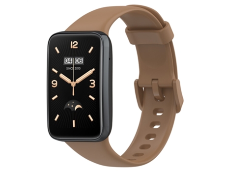 Correa TPU + PU hebilla ardillón ajustable para Xiaomi Mi Band 7 Pro - castaño