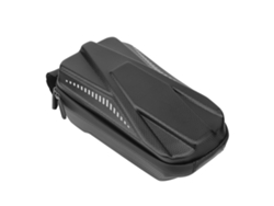 Bolsa frontal impermeable Rebe para patinete eléctrico y bicicleta, carcasa rígida de EVA de 3L compatible con Xiaomi M365 (negra)
