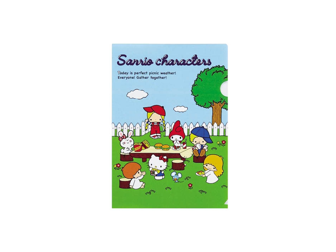 Carpeta A4 con diseño de Hello Kitty Garden