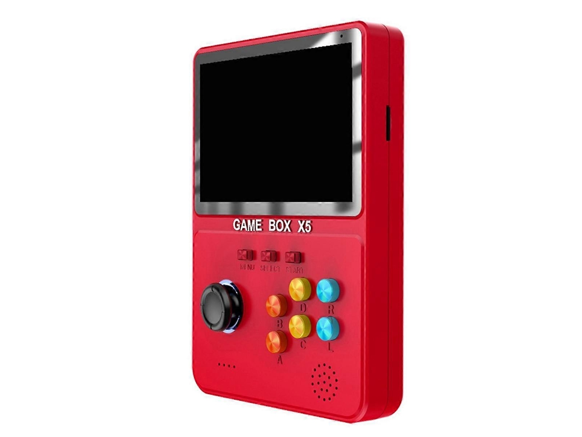 Consola De Videojuegos Portátil X5 De 4 Pulgadas Y 640 X 480 Píxeles, Ideal Como Regalo Para Niños (color Rojo)