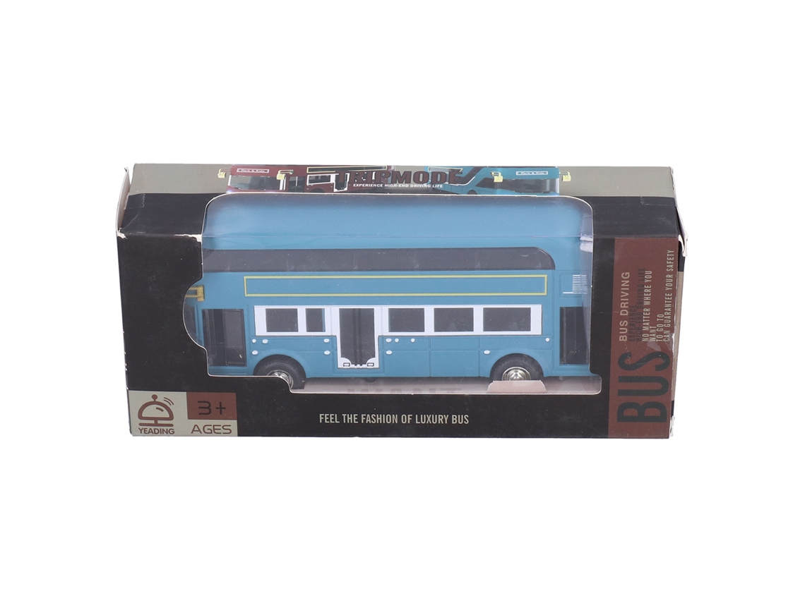Autobús De Juguete Con Luces Y Sonidos, Función Retráctil, Ideal Para Decoración Y Colección Infantil.