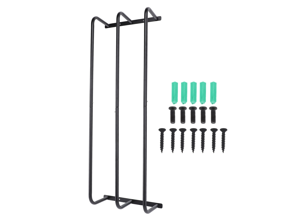 Toallero de baño (montaje vertical en pared con tres tubos)
