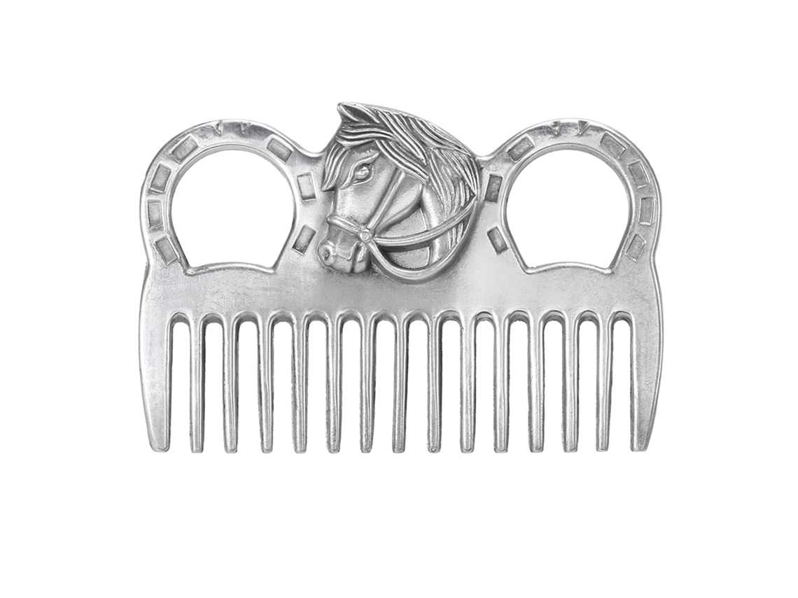 Peine De Aluminio Para Caballos, Peine Para Crin Y Cola, Herramienta De Aseo Animal, 6.5 Pulgadas/3.9 Pulgadas/3.5 Pulgadas/3.2 Pulgadas