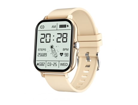 Smartwatch Gt20 1 69 pulgadas Full Touch Bluetooth Call Music Watch Golden Silicone Health Monitoring