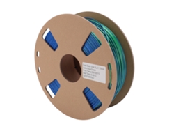 Filamento PLA de 1,75 mm, doble color, para impresora 3D, 2,2 lb, 200-220 °C.