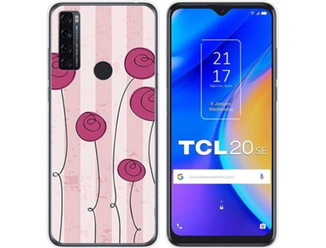 Carcasa TCL 20 SE TUMUNDOSMARTPHONE Flores Vintage Multicolor