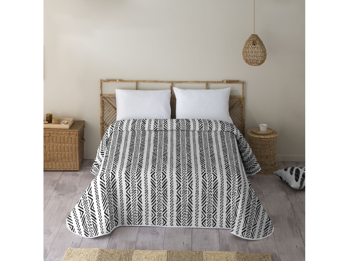 ICEHOME - Colcha Bouti Estampado - Gramaje 70 Gramos - Cama 90 - BOHO