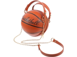 Bolso De Hombro Pequeño De Baloncesto En Estilo Sencillo, De Piel Sintética, Tamaño Adecuado.
