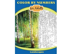Libro Color by Numbers for Adults Landscapes Extreme Color by Numbers Intermediate to Advanced de Inneract Studio (Inglés)