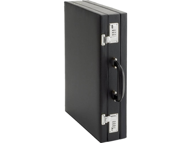 Carpeta ALASSIO Attache (Negro - A3 - 44.5x10x33cm - Cuero)