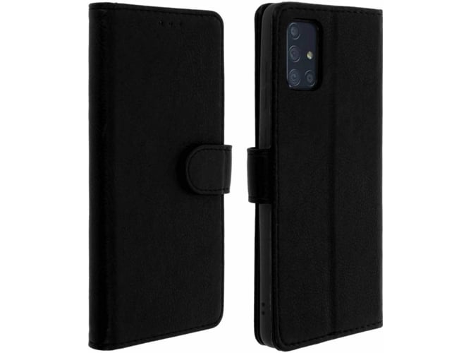 Funda Samsung Galaxy A71 AVIZAR Libro Negro