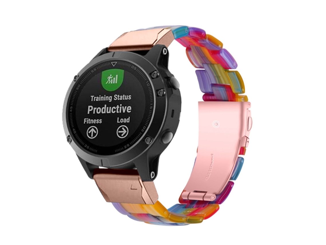 Correa Resina Premium para Garmin MARQ Captain Rainbow