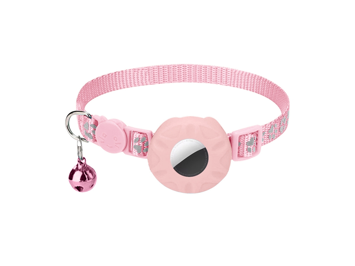 Rastreador De Animales, Dispositivo Antipérdida Con Posicionamiento De 20 M, Compatible Con Sistemas Apple Y Android (rosa) Cuich