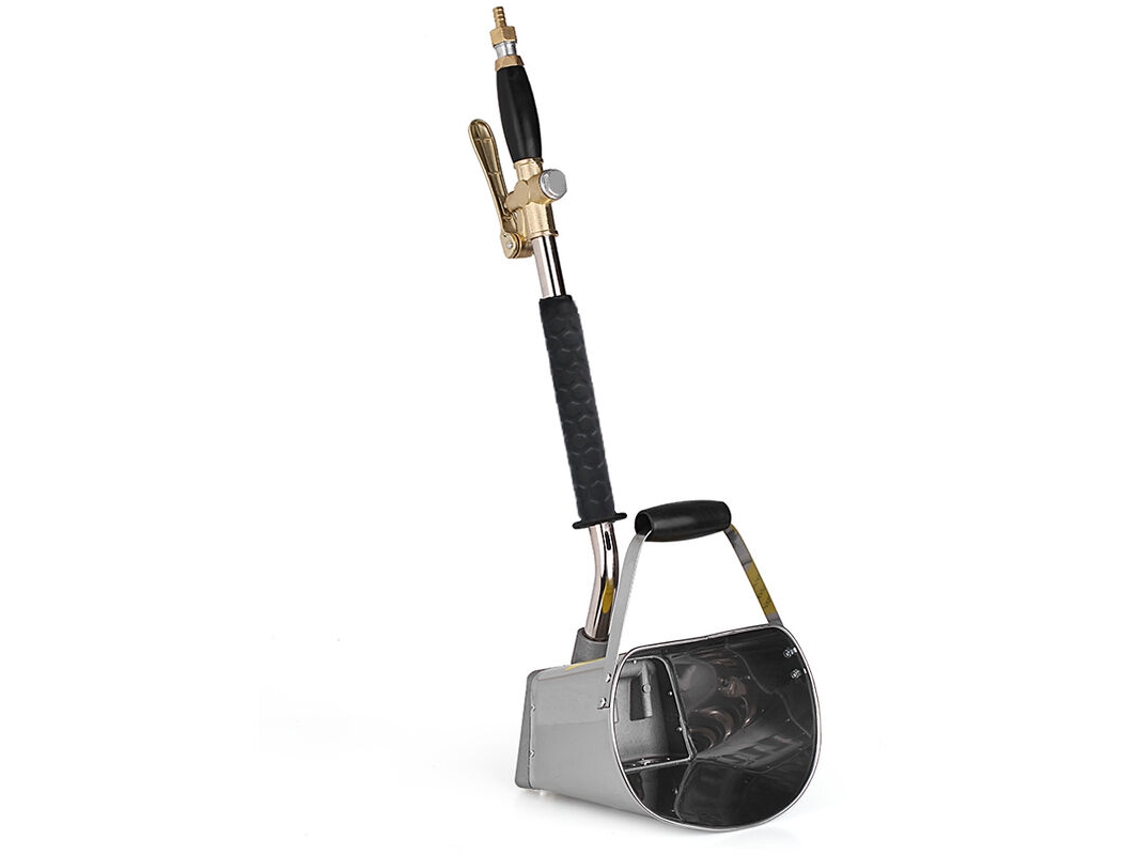 Pistola pulverizadora neumática versátil para cemento, yeso para enlucido tradicional y monocapa, acero inoxidable de alta calidad.